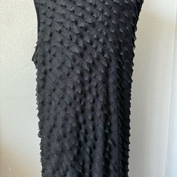 CJ Banks Black Sleeveless Dress Ruffle Party SZ 3X - Picture 12 of 16